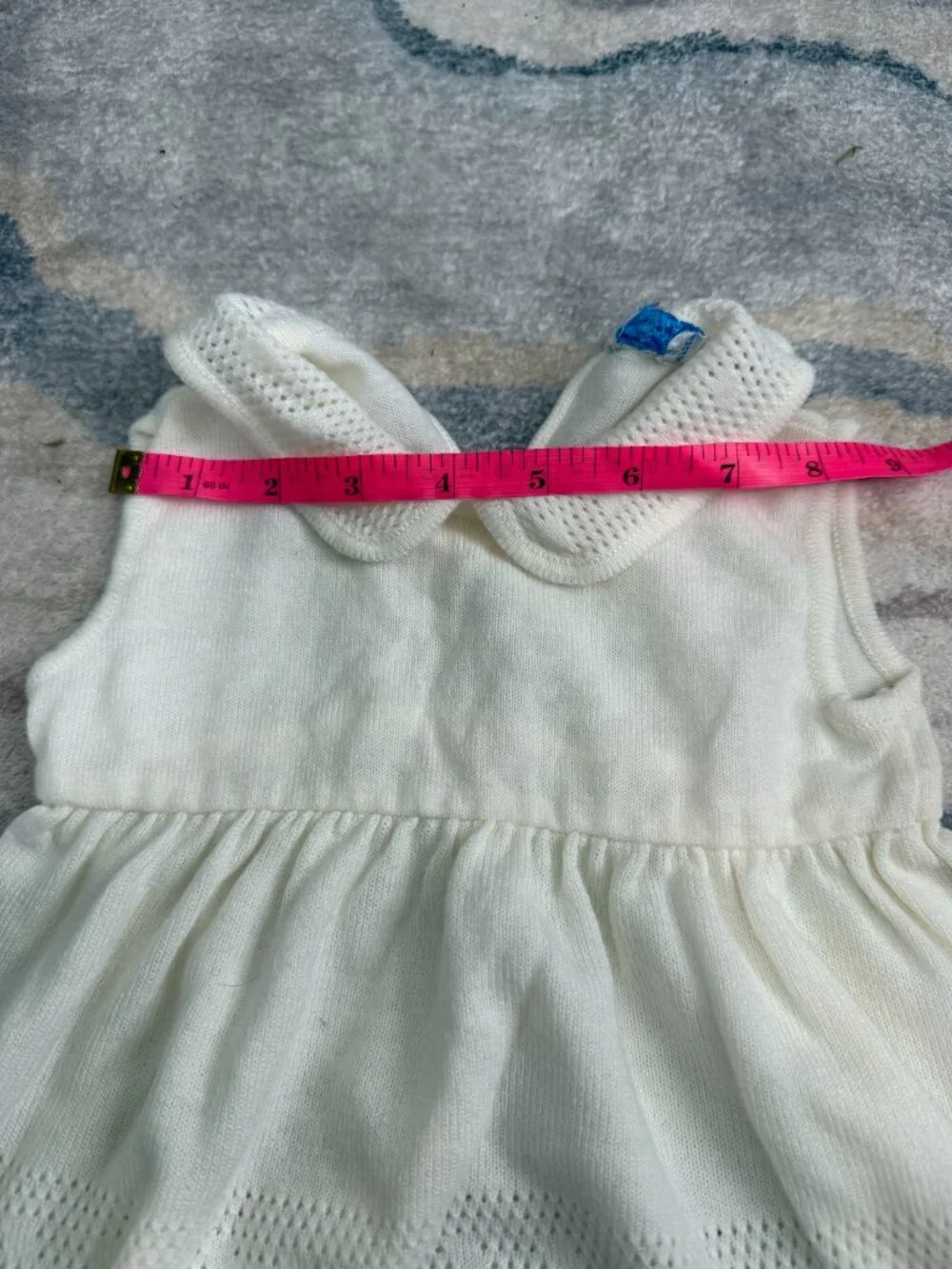 Vintage Julius Berger White Baby Dress